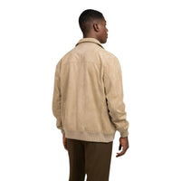 R. LEWIS: Suede Bomber Jacket RLO12