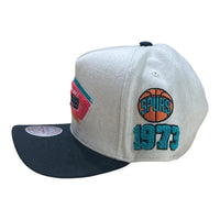 MITCHELL & NESS: Spurs Cream Team Snapback