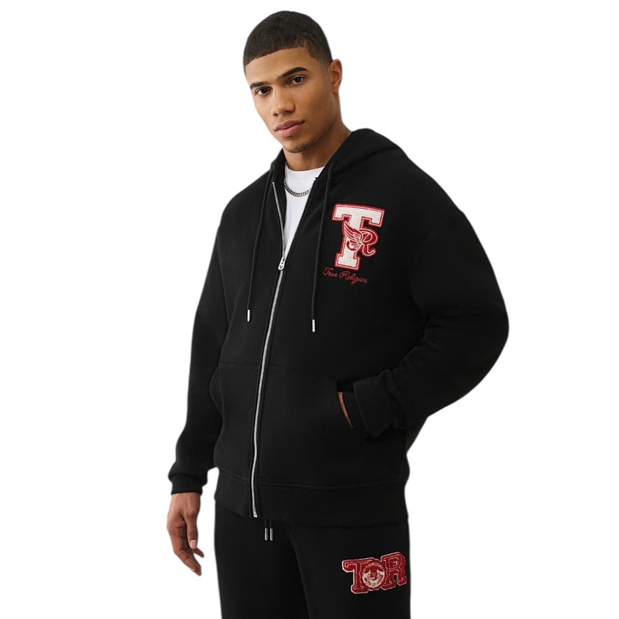 TRUE RELIGION: Champs Zip Hoodie Jogger Set