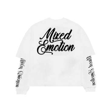 MIXED EMOTION: Blur LS Cropped Tee