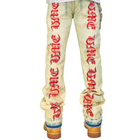 NME: Embroidered Denim TYMAN502