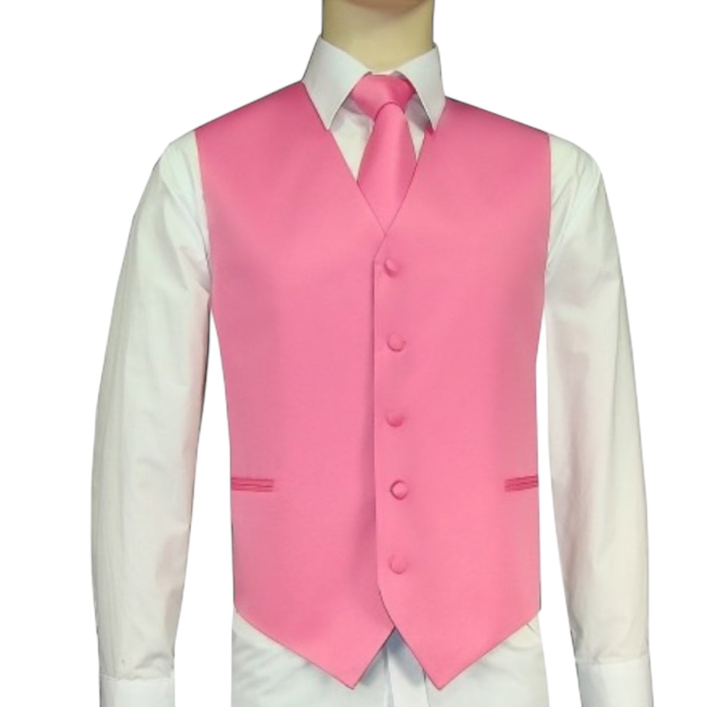 BRAND Q:  Solid Satin Vest 10