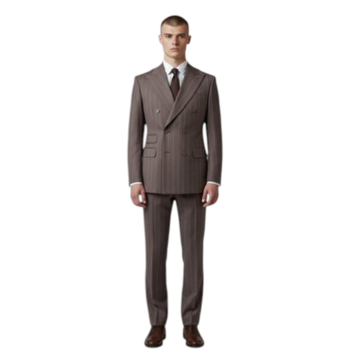 NOAH JOHN: Ultra Slim Double Breast 2pc Suit