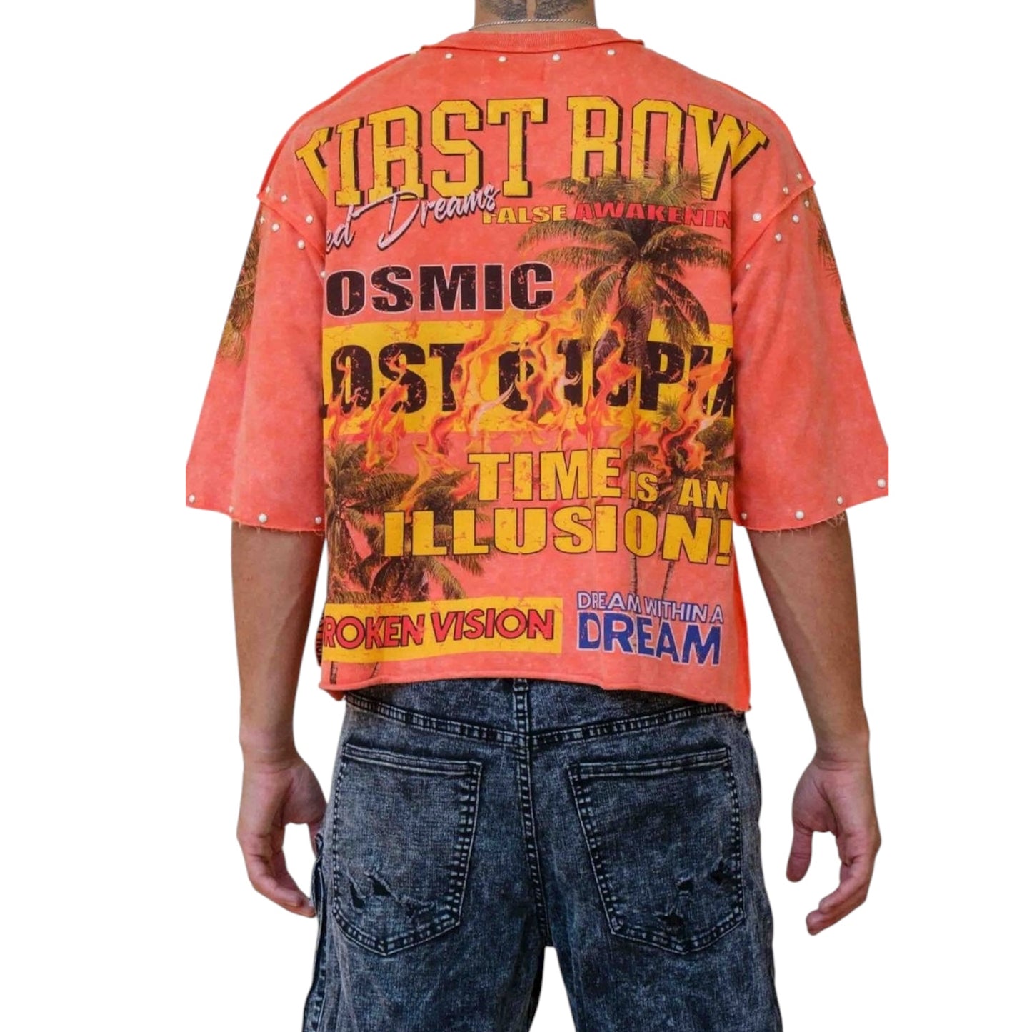 FIRST ROW: Broken Crop Tee FRM1040