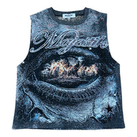 MAJESTIK: Destruction Tapestry Sleeveless TH2607