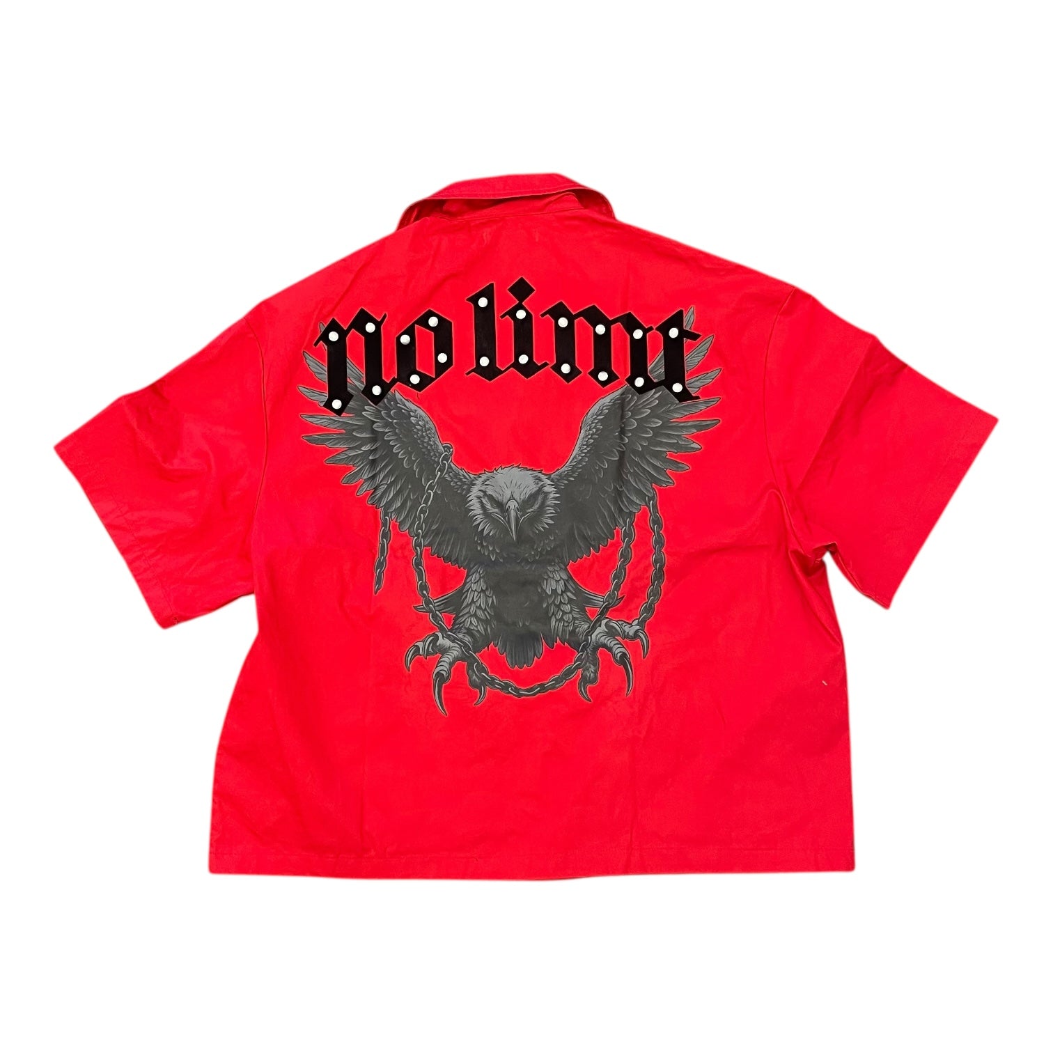 ROKU STUDIO: No Limit Crop Twill Shirt RK1481726