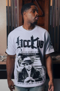 HUSTLER'S COUNTRY CLUB: Paper Over Pleasure SS Tee