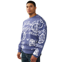 TRUE RELIGION: All Over Vintage Sweatshirt 109880