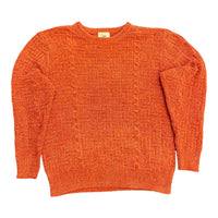 CIGAR COUTURE: Chenille Crew Neck Sweater SC-440