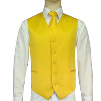 BRAND Q:  Solid Satin Vest 10