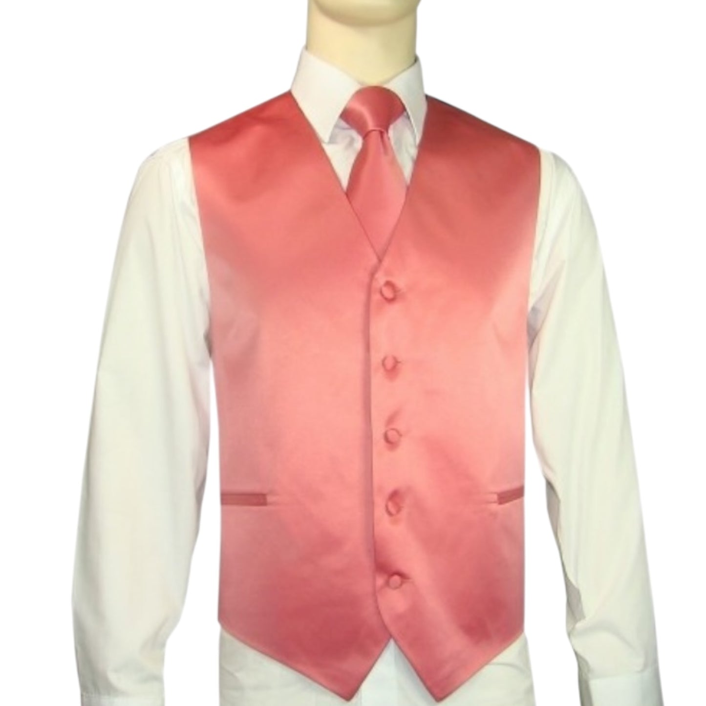 BRAND Q:  Solid Satin Vest 10