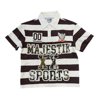 MAJESTIK: Sports Stripe Polo SH26103