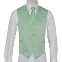 BRAND Q:  Solid Satin Vest 10
