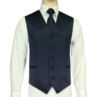BRAND Q:  Solid Satin Vest 10