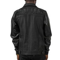BLAC LEAF: Back to Black Denim Jacket BLBTB-100