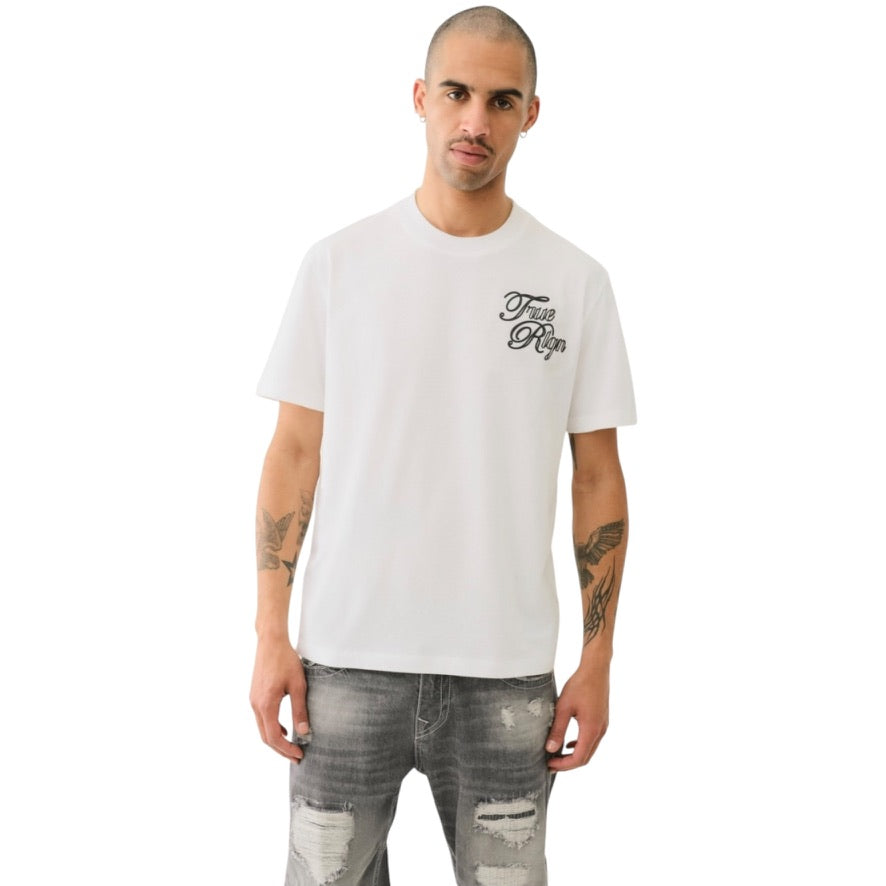 TRUE RELIGION: Multi Logo SS Tee 108922