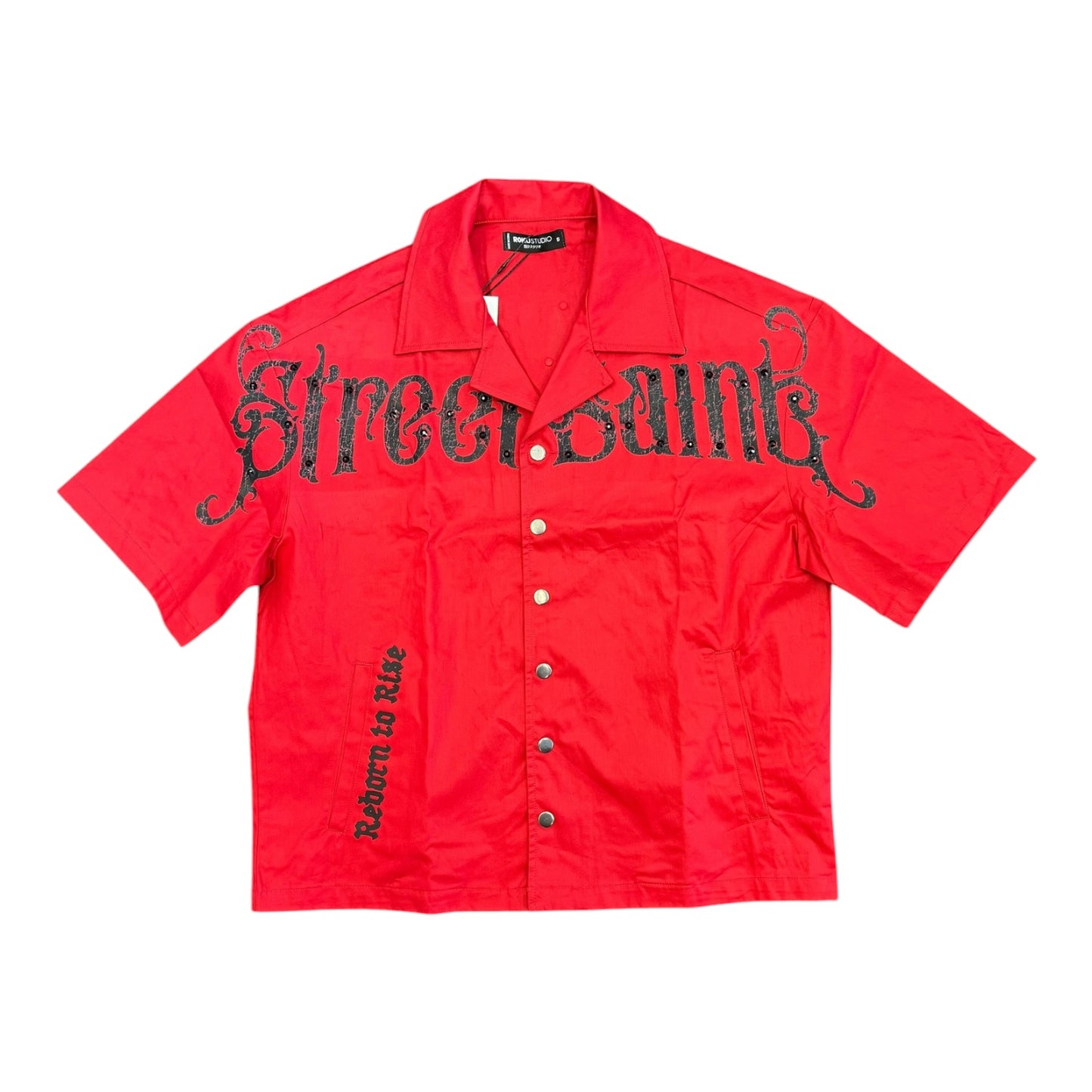 ROKU STUDIO: Street Saints Twill SS Tee RK1482030