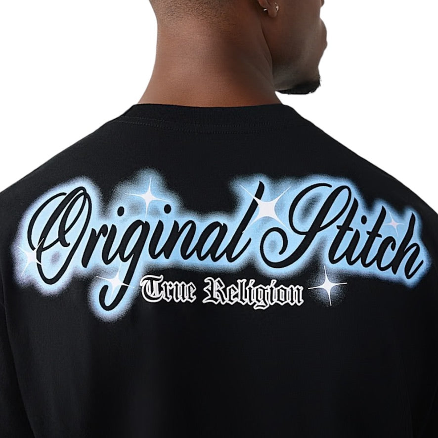 TRUE RELIGION: Crystal Boxy SS Tee 110306
