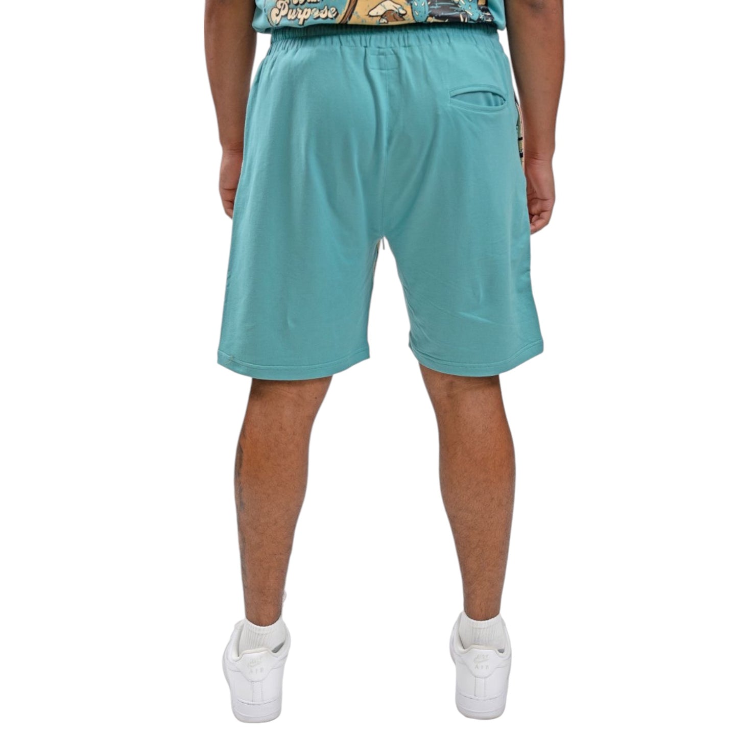 BLAC LEAF: Tapestry Knit Short Set