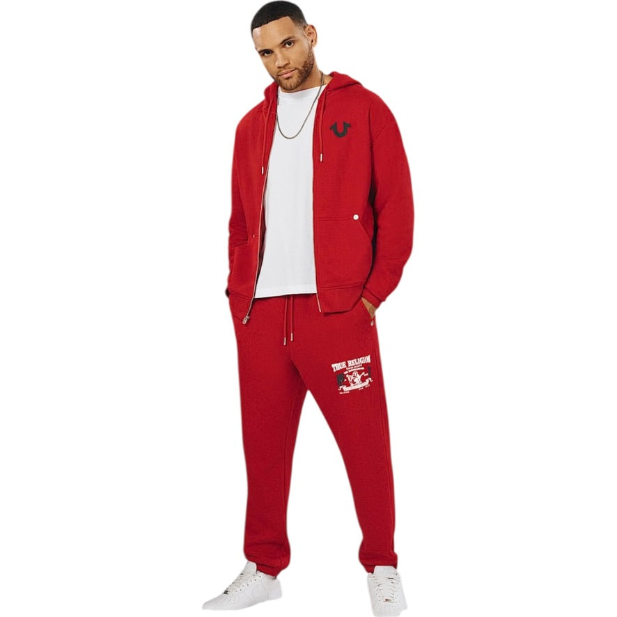 TRUE RELIGION: World Tour Zip Hoodie Jogger Set