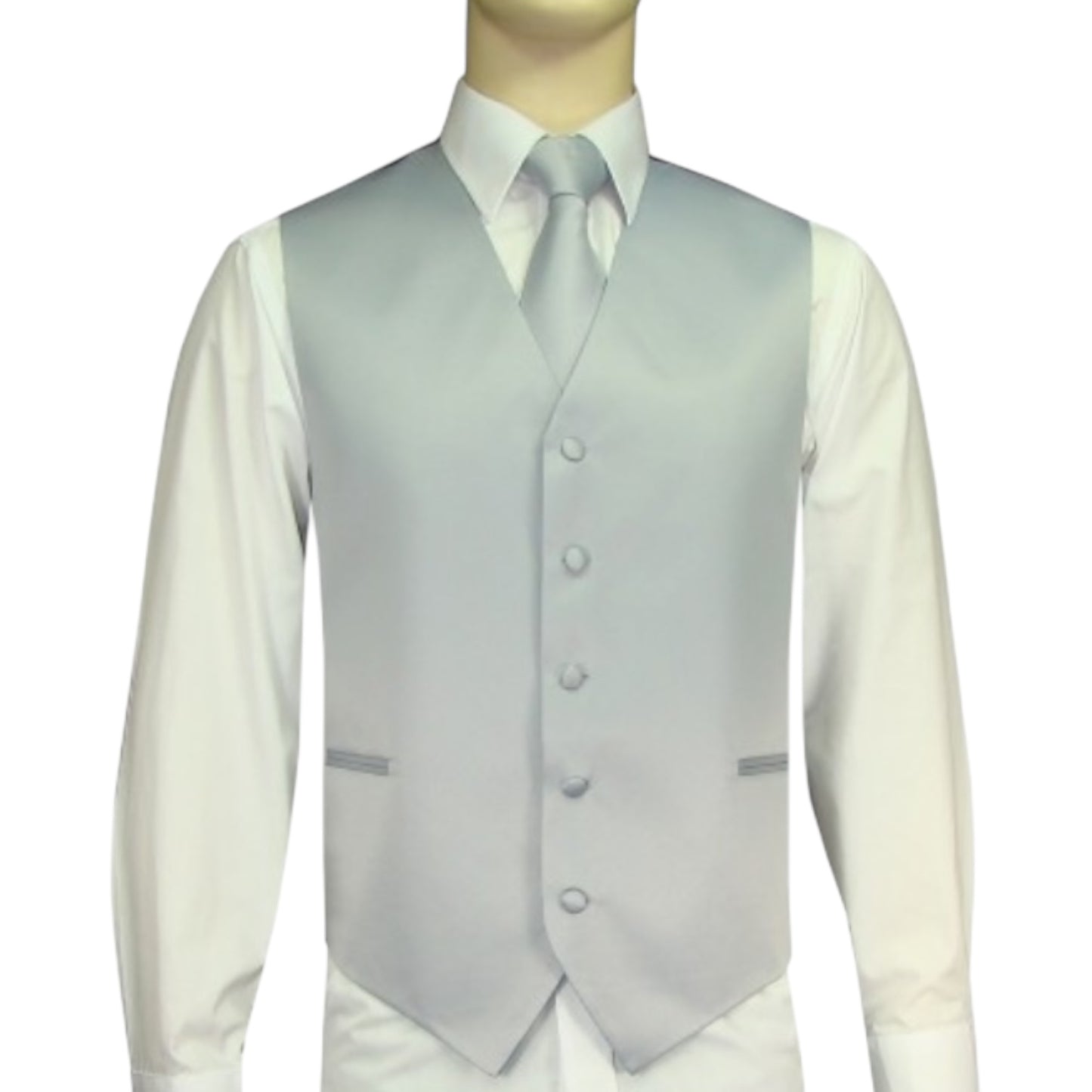 BRAND Q:  Solid Satin Vest 10