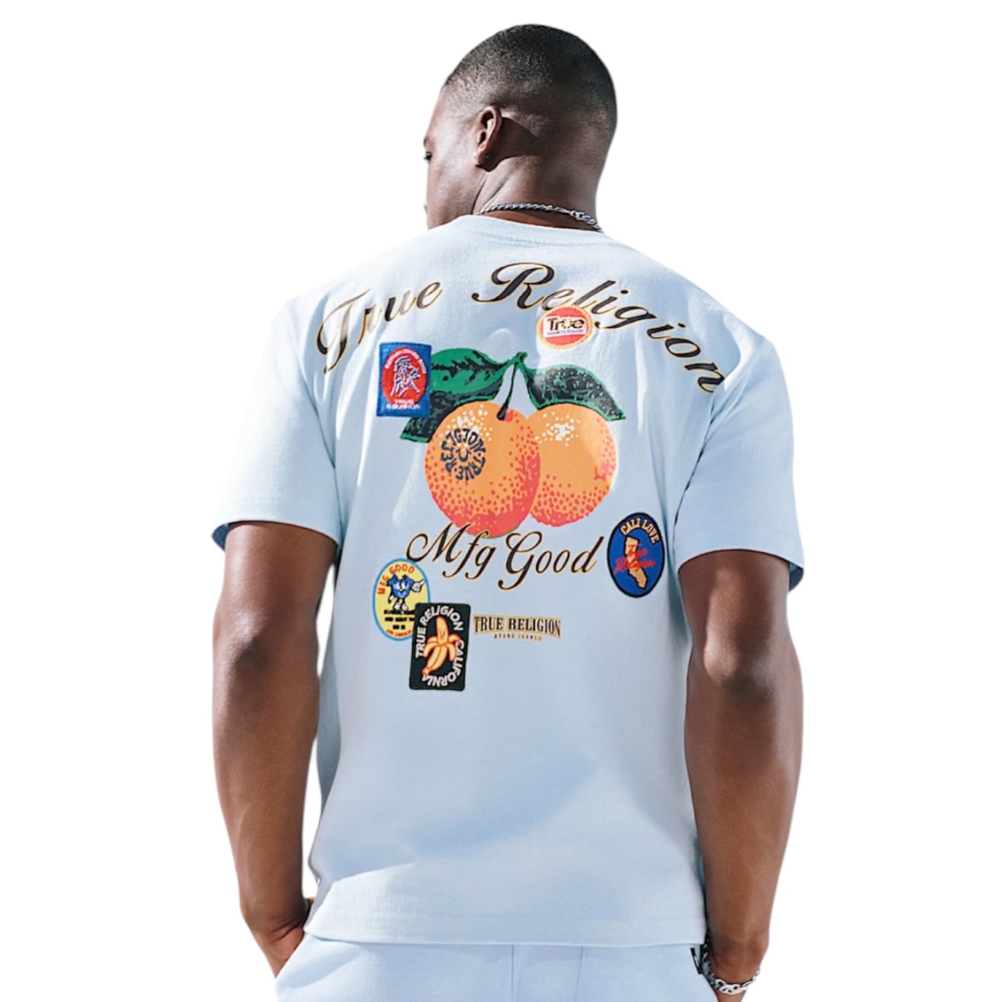 TRUE RELIGION: Orchard Stamps SS Tee 110220