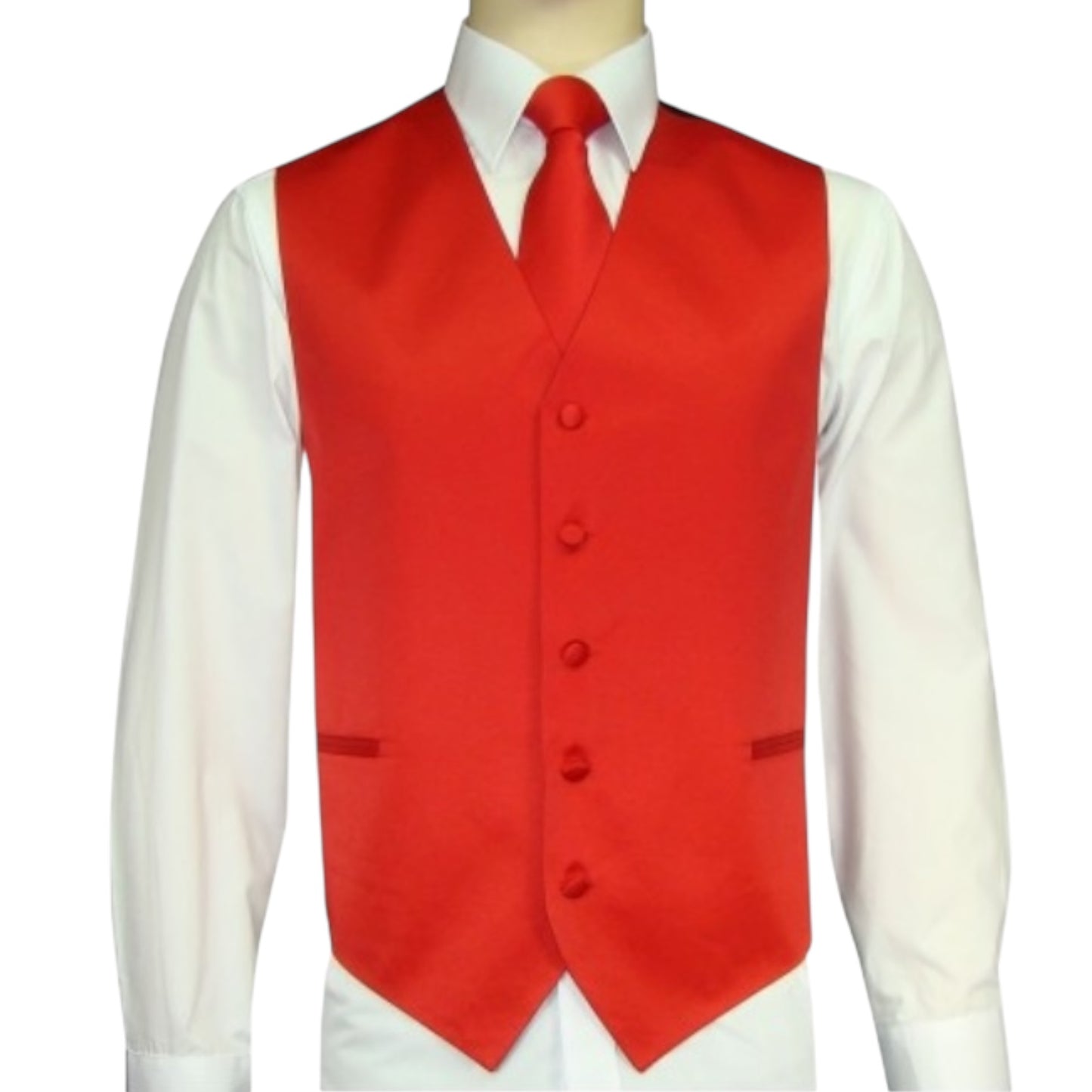 BRAND Q:  Solid Satin Vest 10