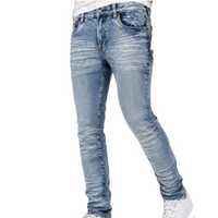 BLIND TRUST: Acid Wash Slim Jeans BTP24082