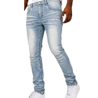 BLIND TRUST: Acid Wash Slim Jeans BTP24082