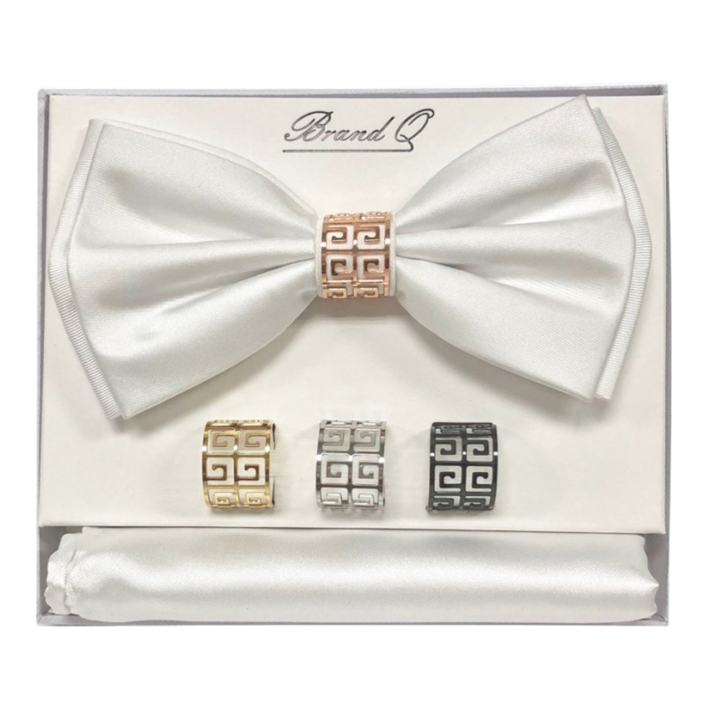 BRAND Q: Solid Bow W/ Hanky BTR100