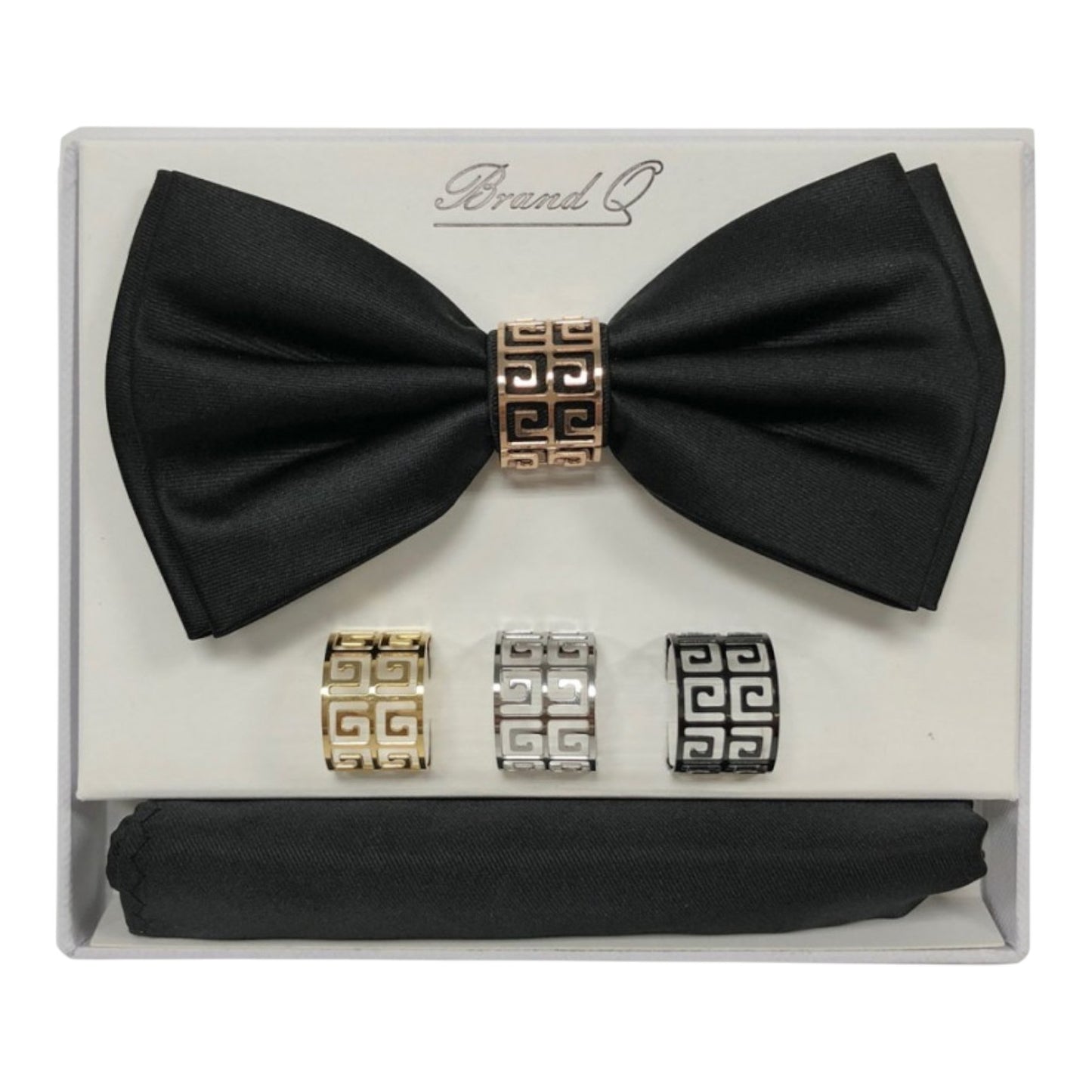 BRAND Q: Solid Bow W/ Hanky BTR100