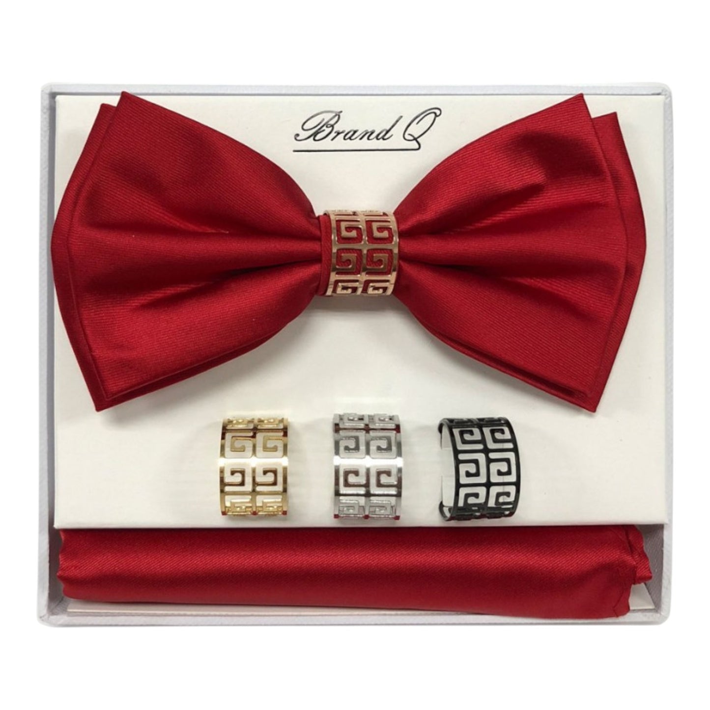 BRAND Q: Solid Bow W/ Hanky BTR100