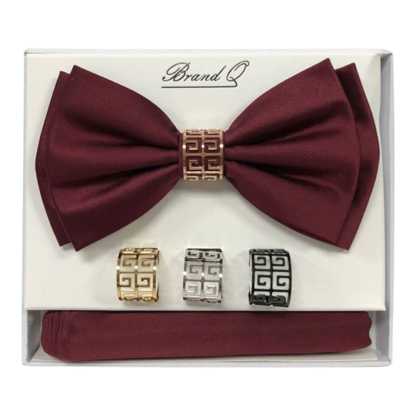 BRAND Q: Solid Bow W/ Hanky BTR100