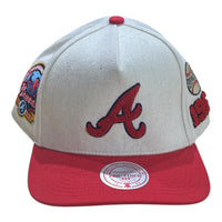 MITCHELL & NESS: Braves Cream Team Snapback