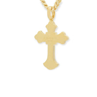 KING ICE: Fleur De Lis Cross Necklace