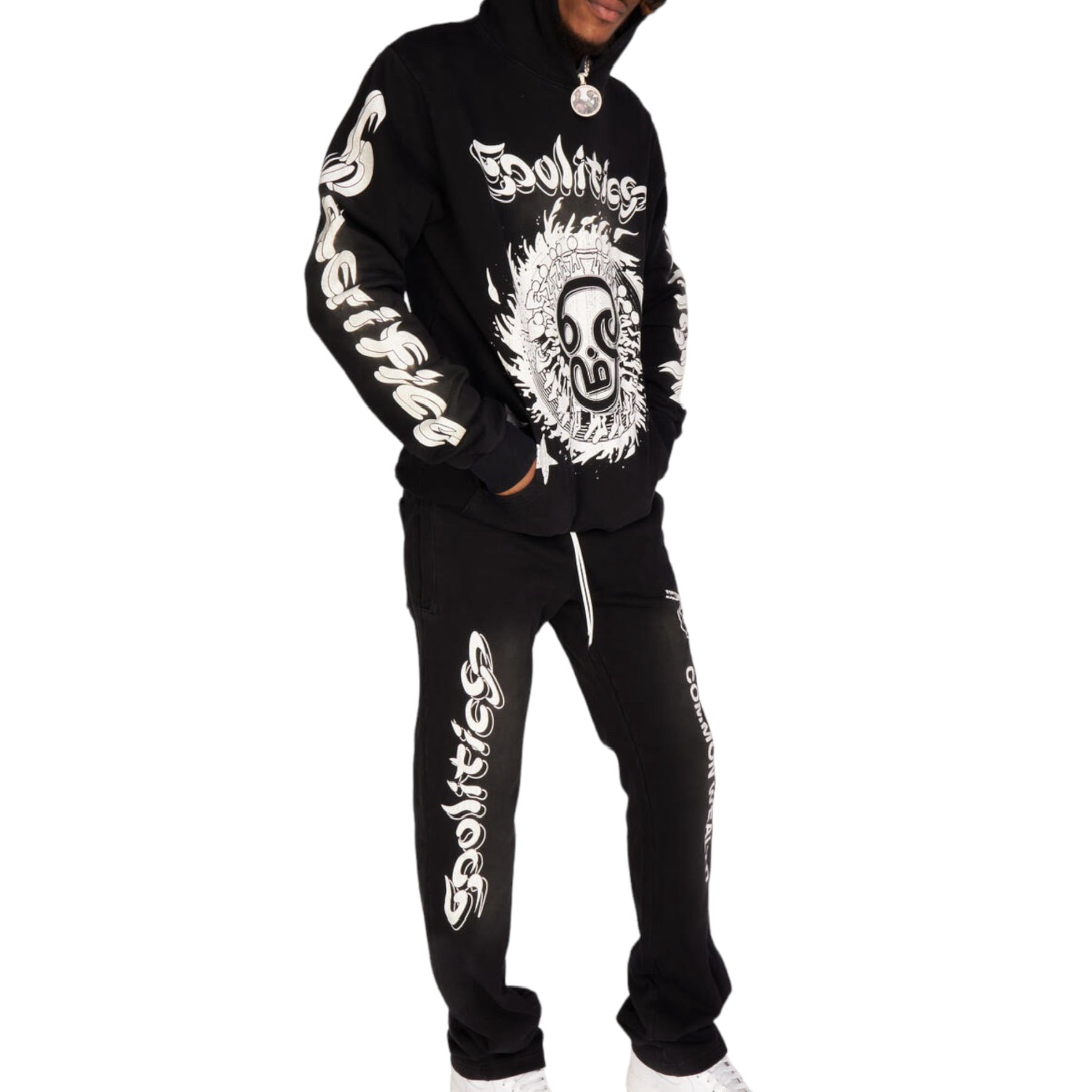 PLTKS: Acid Wash Stacked Sweatsuit DENNIS723 – On Time Fashions