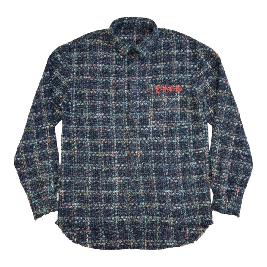 TRNCHS: Unique Cloth Plaid Jacket