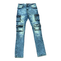 FOCUS: Studded Cargo Denim 2401