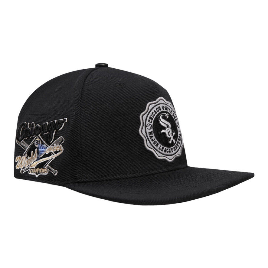 PRO STANDARD: White Sox Crest Emblem Strapback