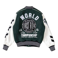 FIRST ROW: Best Never Rest Varsity Jacket FRJ0050