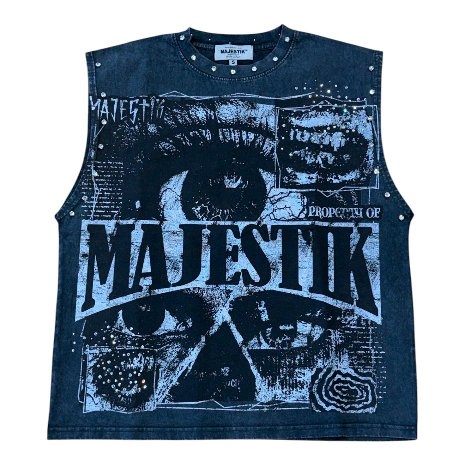 MAJESTIK: Studios Graphic Sleeveless TE26004