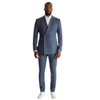 NOAH JOHN: Ultra Slim Double Breast 2pc Suit