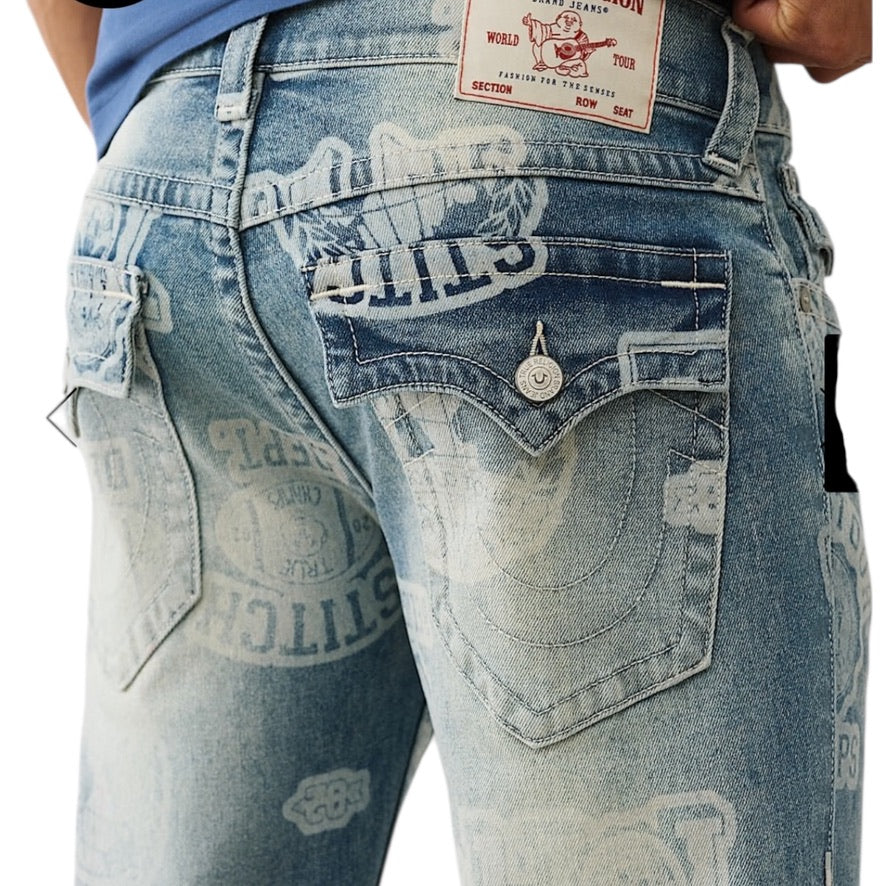 TRUE RELIGION: Ricky Straight Leg Denim 110296