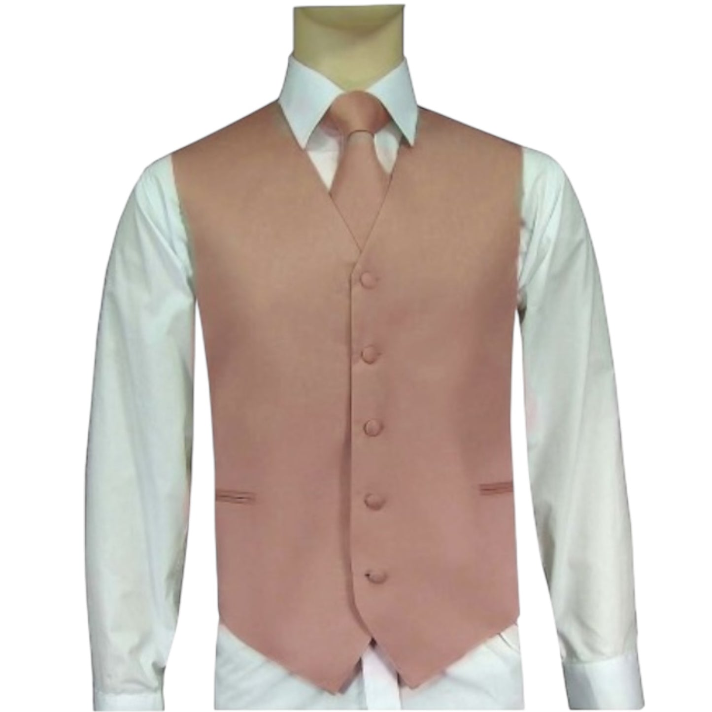 BRAND Q:  Solid Satin Vest 10