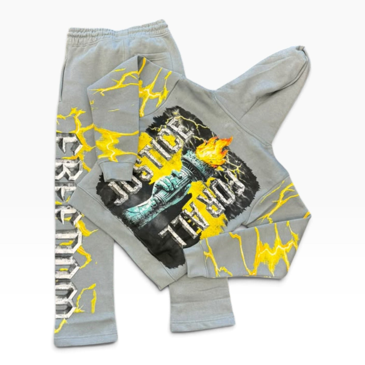FWD: BOYS Statue Freedom Fleece Crop Set