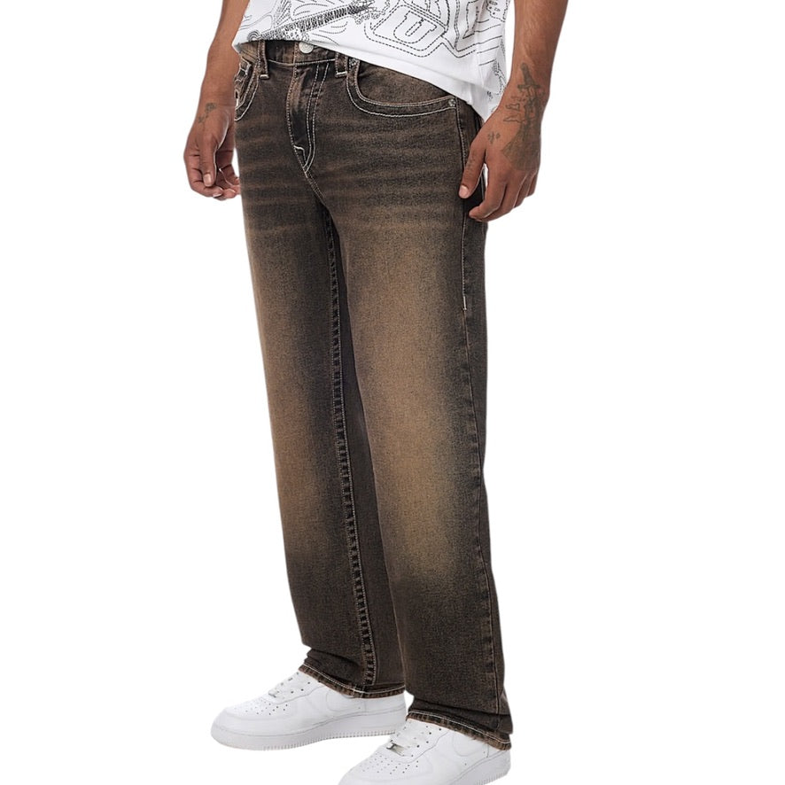 TRUE RELIGION: Ricky Flap Straight Leg Denim 110617