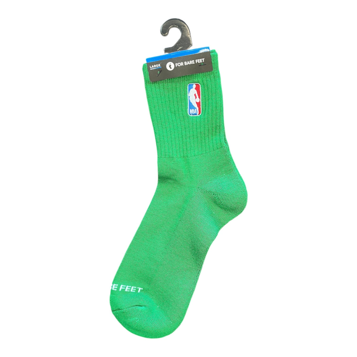 FOR BARE FEET: Classic NBA Logoman Crew Socks