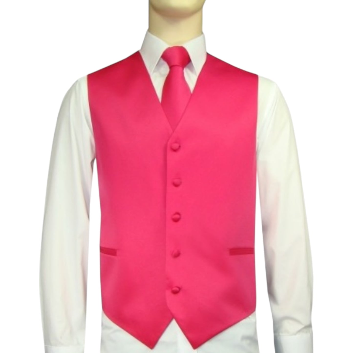 BRAND Q:  Solid Satin Vest 10