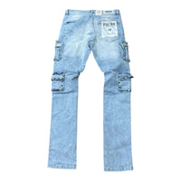 FOCUS: Studded Cargo Denim 2401