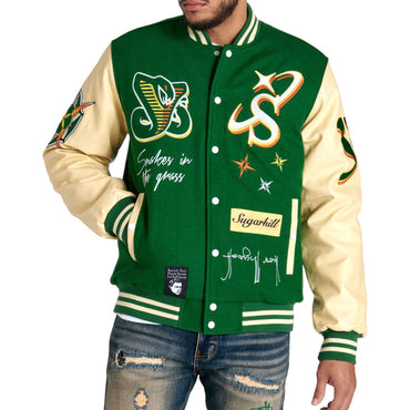 SUGARHILL: Serpent Varsity Jacket